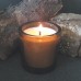 WXY Big Amber Scented Candle Jar Smoked Rose & Sumatran Pine